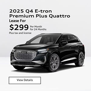 Audi Q4 e-tron lease for 299 per month at Audi Livermore
